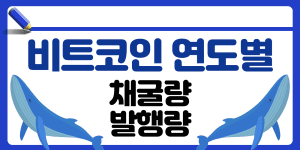 비트코인 연도별 채굴량과 발행량 썸네일