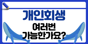 개인회생 여러번